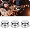 3pcs Volume Control Knob Chromed Zinc Alloy for Electric Guitar