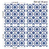 Poromoro Spanish Portuguese Azulejo Style Peel and Stick Backsplash Tile