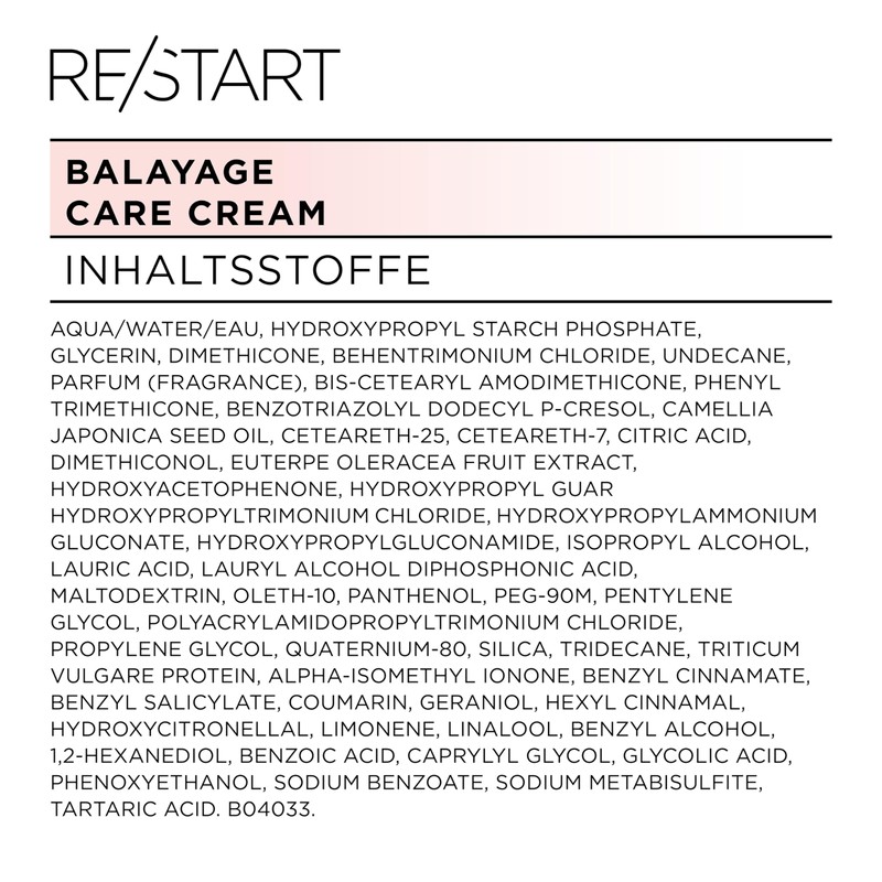 RE/START COLOR Balayage Care Cream - Vegan Leave-In Care for