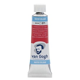 Van Gogh Watercolor Paint, 10ml Tube, Permanent Red Deep 371