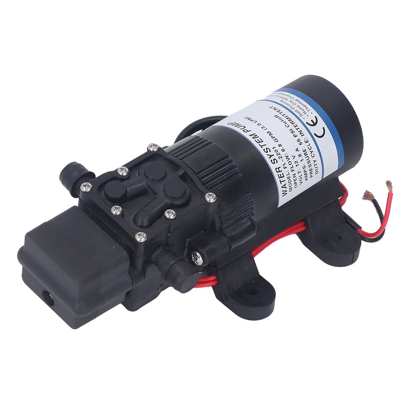 Water Pump 0.8GPM DC 12V 1.8A 55PSI Self Priming Pump