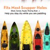CANALHOUT 6 Pieces Kayak Scupper Plugs Kit TPE Scupper Plugs