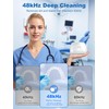KUNPHY Ultrasonic Retainer Cleaner Machine, 48kHz Dental Cleaning Pod for