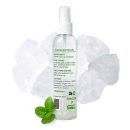 Herbalista 2 Bottles - Natural Crystal Piedra Alumbre Deodorant Spray – Refillable 80g (2.82oz) Each - Potash Alum Mist for Women, Men & Teens – With Real Alum Stones – Aluminum-Free, Long-Lasting