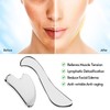 Landrain Gua Sha Stein Edelstahl, Gua Sha Schaber Faszien Tool