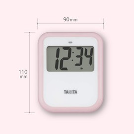 Tanita TD421PK Non-Contact Timer, Large Screen, 100 Seconds, Hygienic, Hand Wash, Pink