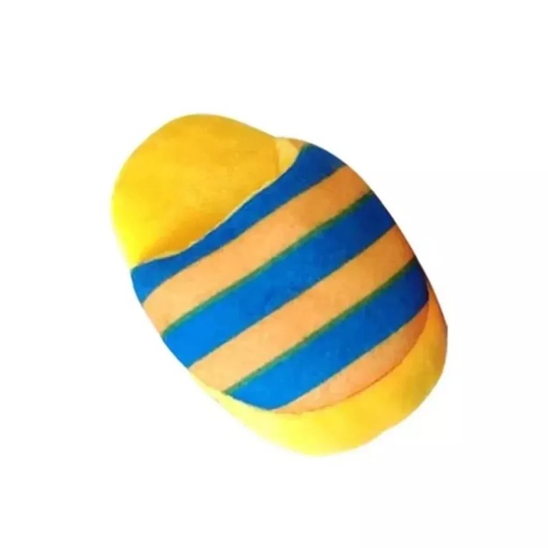 Slipper Plush Dog Toy with Squeaker