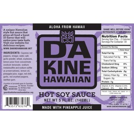 Da Kine Hawaiian Hot Soy Sauce