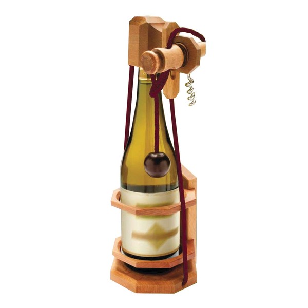 Don't Break the Bottle Corkscrew Puzzle Gift for Adults