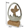 Wooden and Metal Easter Decoration Wood and Metal Easter Bunny