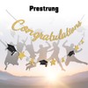Vofrise Congratulations Banner Gold Graduation Decorations Class of 2025 Prestrung