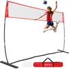ZEALFEEL ZEALFEEL Volleyball Net, 12FT Volleyball Training Net Height Adjustable,