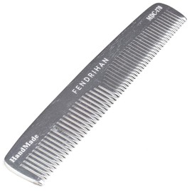 Fendrihan Fendrihan Sturdy Metal Double Tooth Barber Grooming Comb (6.6 Inches)