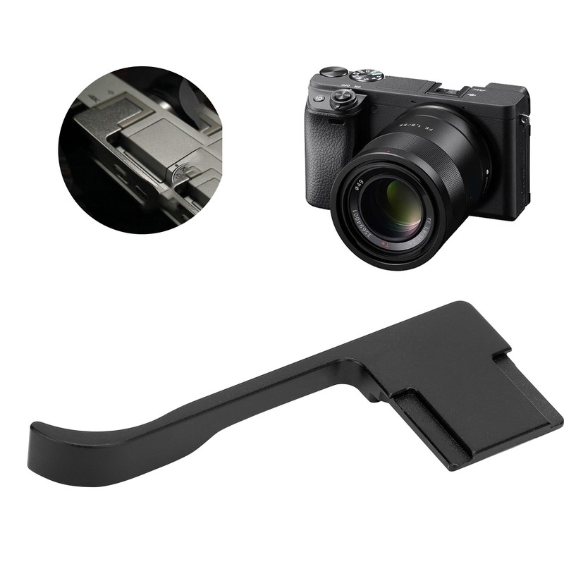 Metal Thumb Up Grip Thumb Rest Camera Cold Shoe Hand