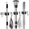 MaoXinTek Mop Holder Stainless Steel Wall Mount Broom Tool Holder