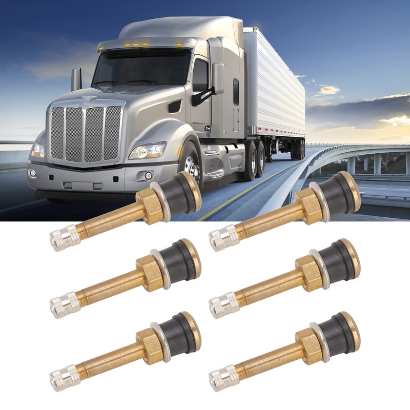 10 Pcs Valve Stems Straight Brass Heavy Duty Clamp in