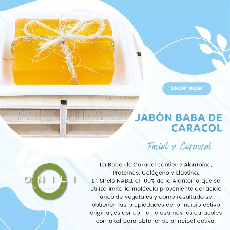 Sheló Nabel Paquete Jabón Baba Caracol