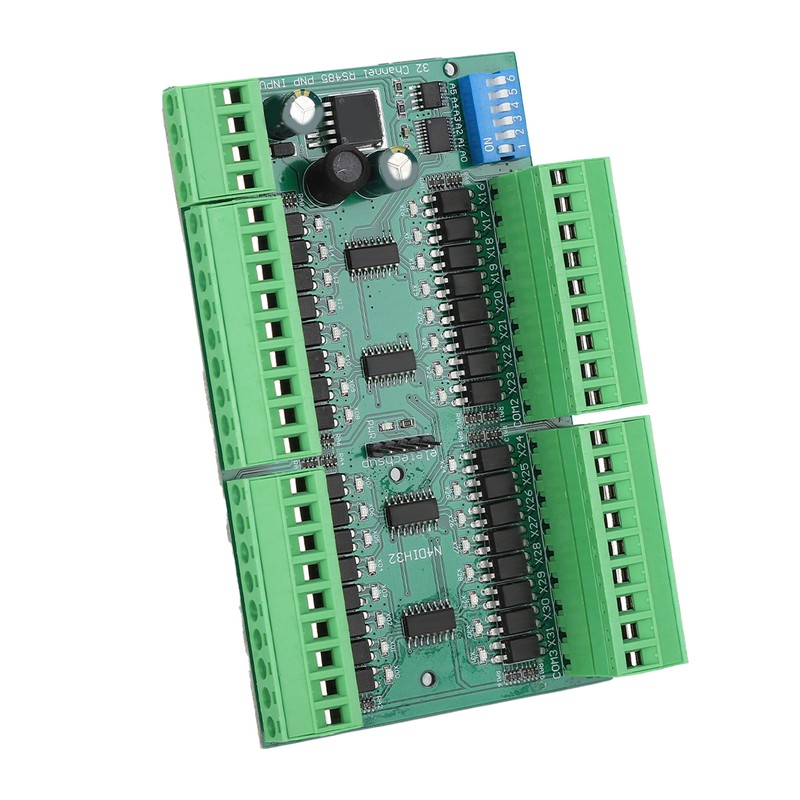 RS485 Input Controller 32 Channel DIN Rail Isolated PLC Switch