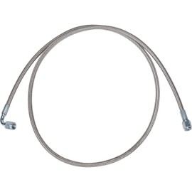 48 Inch Stainless Steel Brake Line w/ 90 Degree AN4 End