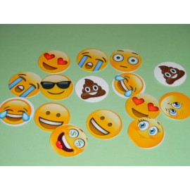 Unbranded Pre Cut One Inch Bottle Cap Images Emoticons Free Shipping - photo, 15 images