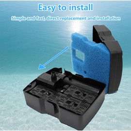 Pond Filter Pad Sponge Filter Media Pad for CUF-6000 Filter and 660 GPH, for VIVOHOME 530/660 GPH Outdoor Pond Fountain