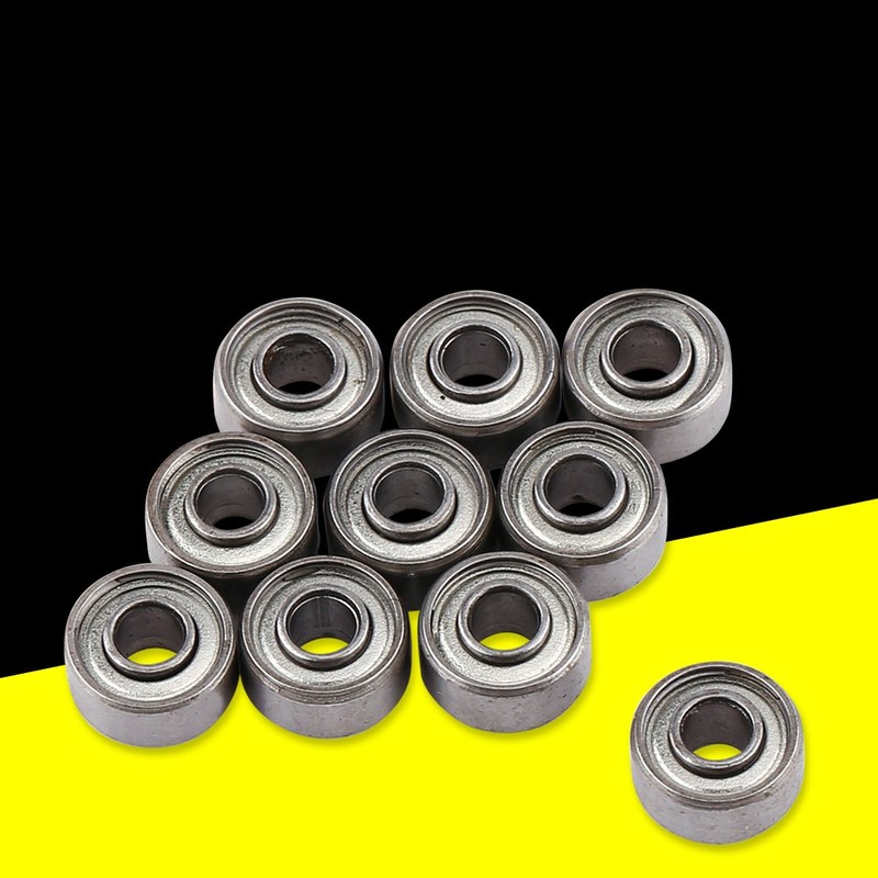 10 Pack 693ZZ Micro Steel Deep Notch Ball Bearings Miniature