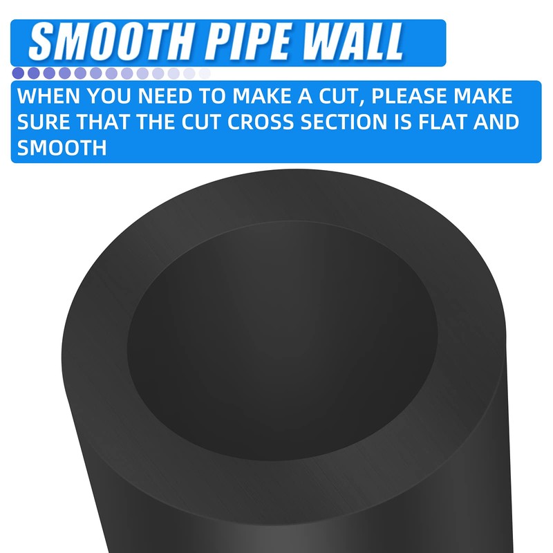 ERGAOBOY Black 10M Polyurethane PU Air Hose Pipe Tube Kit,4mm