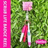 Hotlea Funny Nurse Badge Reel with Pen Set RN LPN