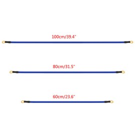 Qiilu Car Ground Wire,Universal 5-Point Auto Car Earth Cable System Ground Grounding Wire Kit