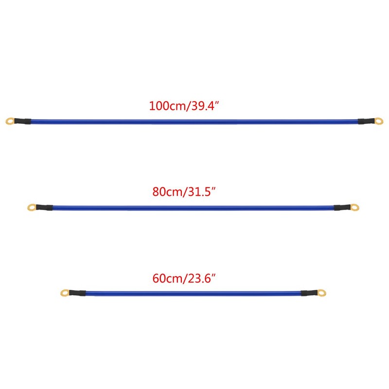 Qiilu Car Ground Wire,Universal 5-Point Auto Car Earth Cable System