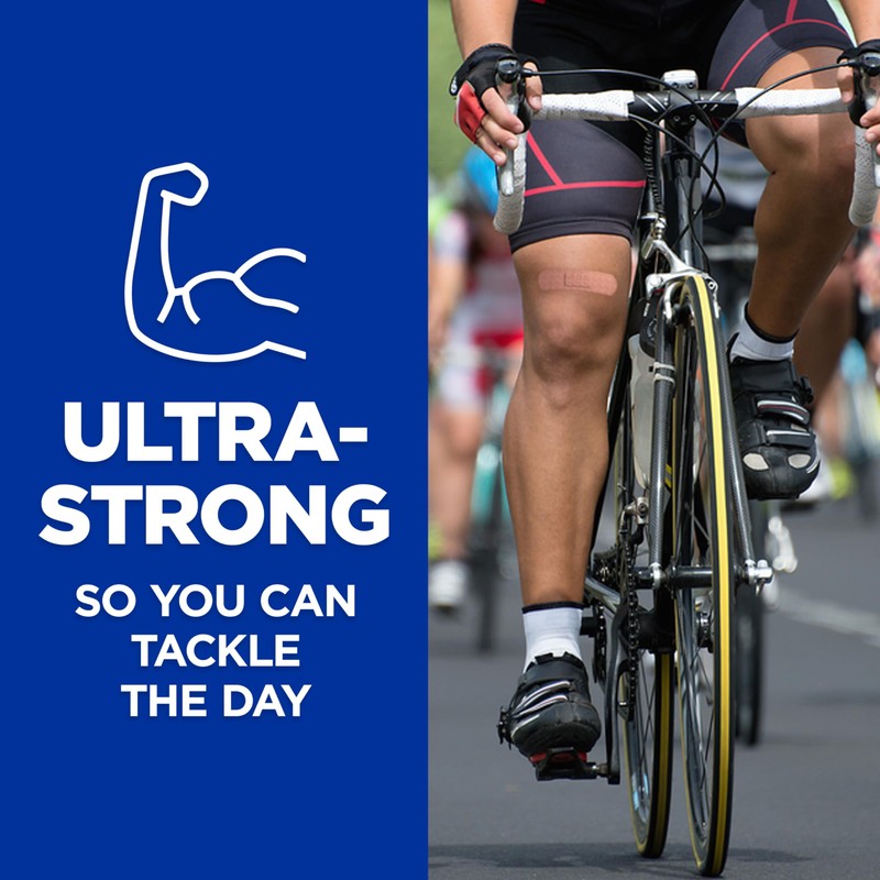 Band-Aid Brand Tough Strips Adhesive Bandages for Wound Care, Durable