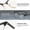 AOMASTE Blue Light Blocking Glasses Vintage Half Frame UV Clear