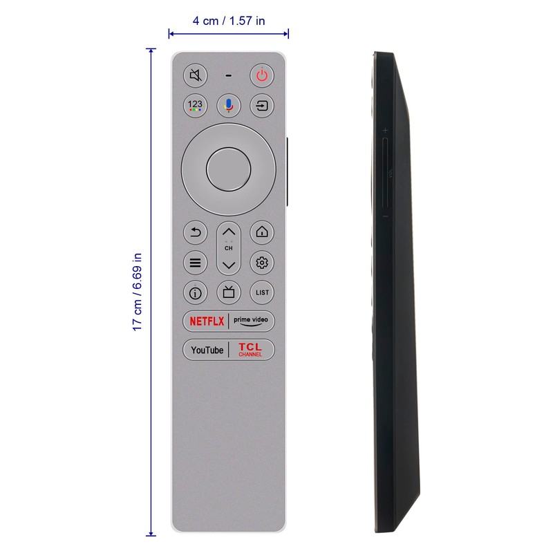 RC933 FUB1 Voice Replacement Remote Control Suitable for TCL LED