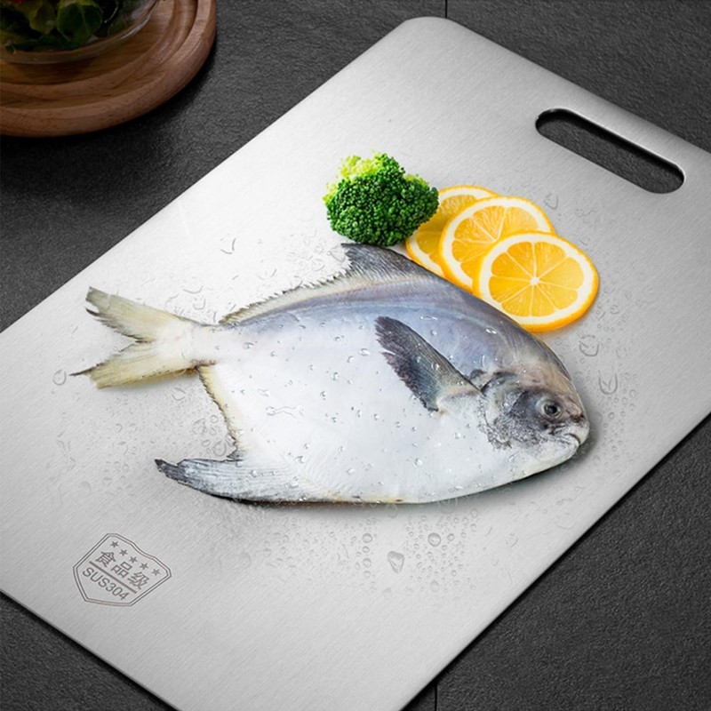 Titanium Cutting Board, Tabla de Cortar de Acero Inoxidable