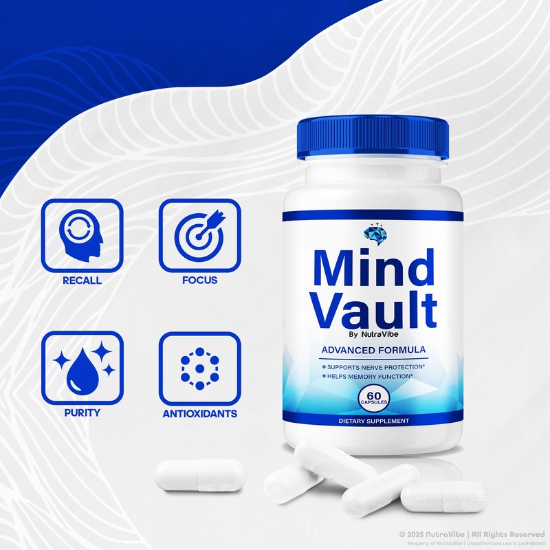 (5 Pack) Mind Vault Pills – Daily Formula with a