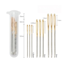 9 Pcs Large Eye Sewing Needles, Darning Needle, Darning Needles for Wool, Tapestry Needle for Yarn, Knitting, Tapestry, Darning DIY Crafting