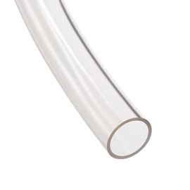 Dracaena 2 Pack 1 meter/39.3 inch Soft Tube with PVC Material, ID 3/8'' and OD 5/8'' - PVC Pipe Soft Tube for Computer Water Cooling Systems, Transparent