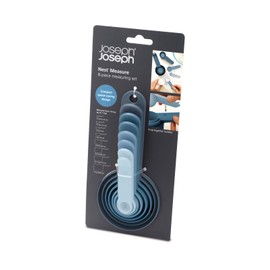 Joseph Joseph Nest - 8-Piece Space saving Measuring Cups and Spoons Set, Baking tools, Sky Blue