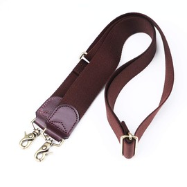 Yota Y44P Shoulder Belt, Genuine Leather Included, Strap, Single Item, Made in Japan, red (burgundy)