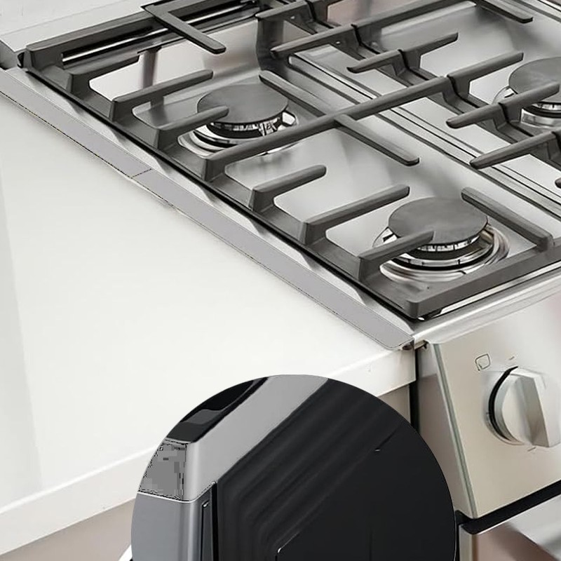 Stove Gap Cover 304 Stainless Steel Easy Clean Range Trim