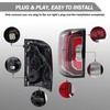 Clidr LED Tail Light Assembly for 2016 2017 2018 GMC