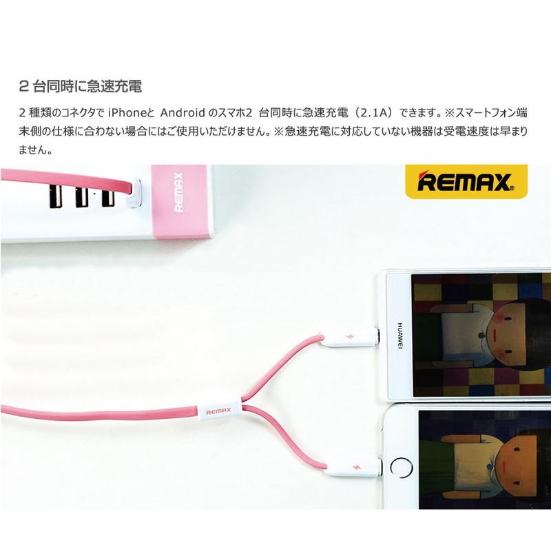 Remax (Cable Television) Twins (Twins) 2 in 1 Cable 1