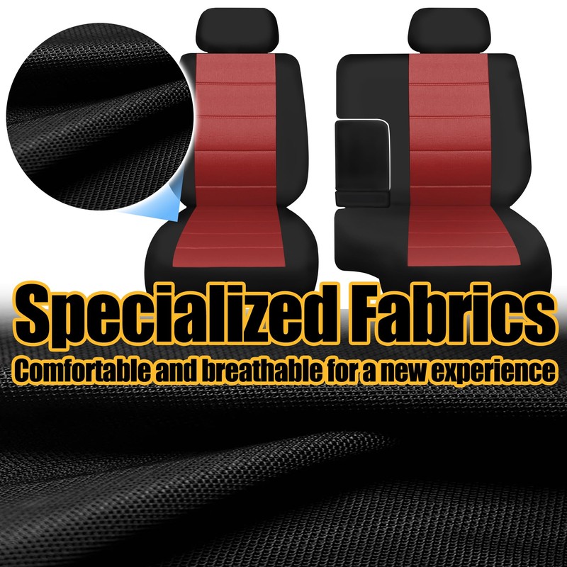 Fioqe Front 60/40 Bench Seat Covers for Toyota Tacoma 1995