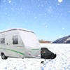 Andacar Caravan Hitch Cover, Waterproof Trailer Jack Cover Universal Trailer
