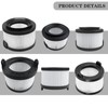 6 Pack VortexIQ 40 Replacement HEPA Filter for LEVOIT Vacuum