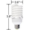 Agrobrite FLC26D 26-Watt Spiral Compact Fluorescent Grow Light Bulb (130W
