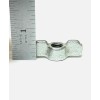 accurate (2) 3/8-16 Wing Nuts Iron Steel Zinc (1.5" wide