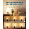 DEWENWILS 4-Pack A19 Dimmable LED Light Bulbs, 2700K Warm Light
