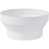 Vent Systems 4" to 5" White Duct Connector Fitting –