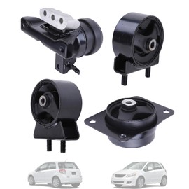 4Pcs Engine Motor Mount Kit Compatible for Suzuki SX4 FWD 2010 2011 2012 2013 AUTO Transmission Engine Mount Replaces OEM# 1171080J00 1172080J00 1161054L11 1162080J00
